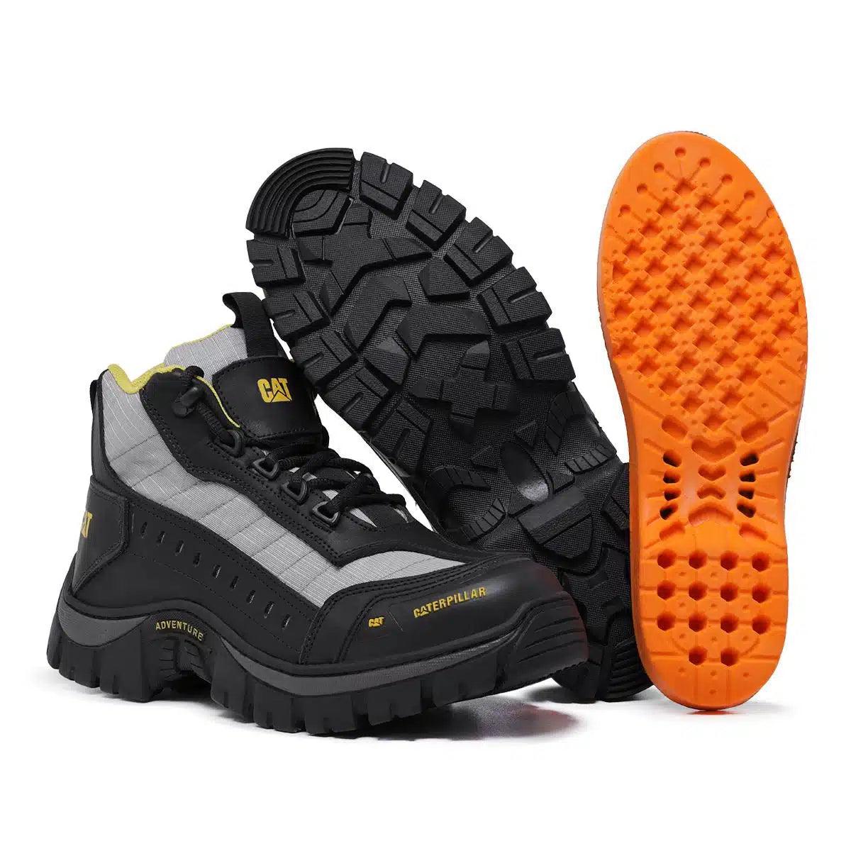 Bota Caterpillar 2068 Preto Cinza
