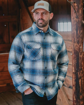 CAMISA QUADRICULADA PESADA EM XADREZ MASCULINA