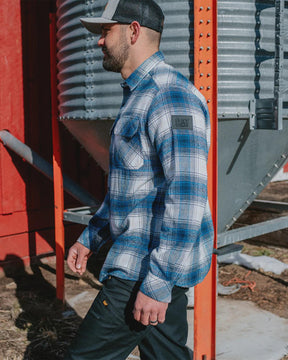 CAMISA QUADRICULADA PESADA EM XADREZ MASCULINA